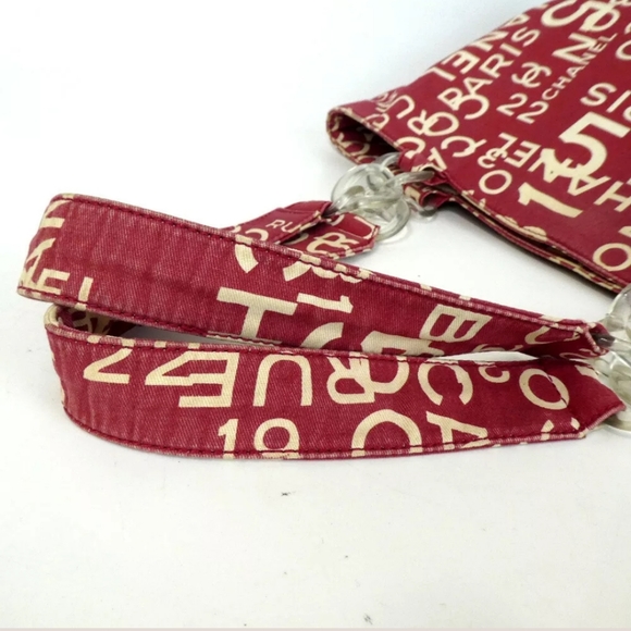 AUTHENTIC CHANEL 7422649 BYCY LINE TOTE BAG CANVAS - Picture 7 of 8